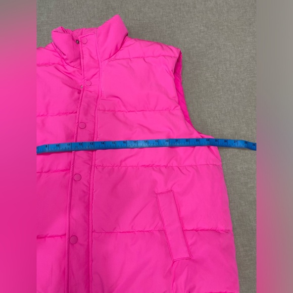 Wondershop, Puffer Vest Women’s Insulated,Full Zip,Pockets ,Pink,Size XXL - Picture 7 of 12